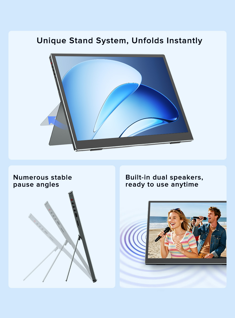 12.3" Портативный сенсорный игровой монитор Uperfect UTouch V1 1920x1280, 60 Гц, IPS