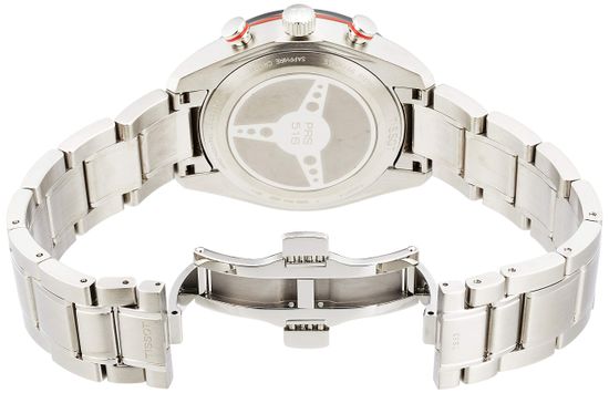 Мужские швейцарские часы с секундомером Tissot T100.417.11.031.00 вид сзади