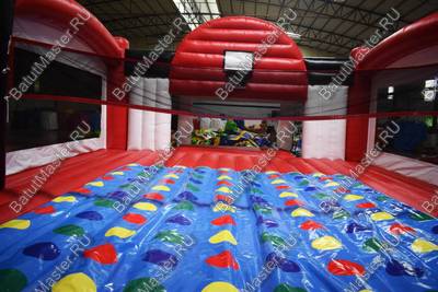Надувная спортивная площадка "Три в одном", 16*8*2,2 м
