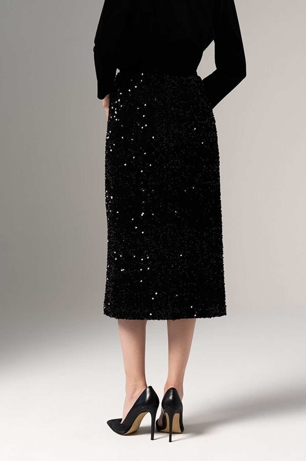 4847 Юбка женская (черный)