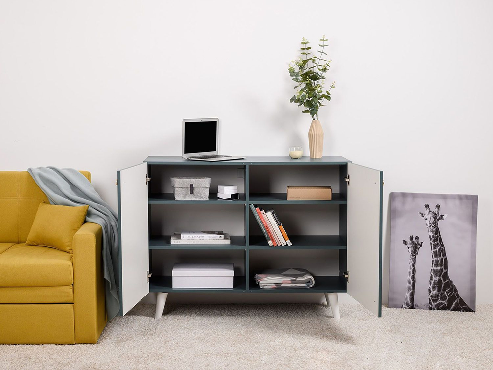 Либера комод 16.230.01 Пасифай / Белый PE шагрень