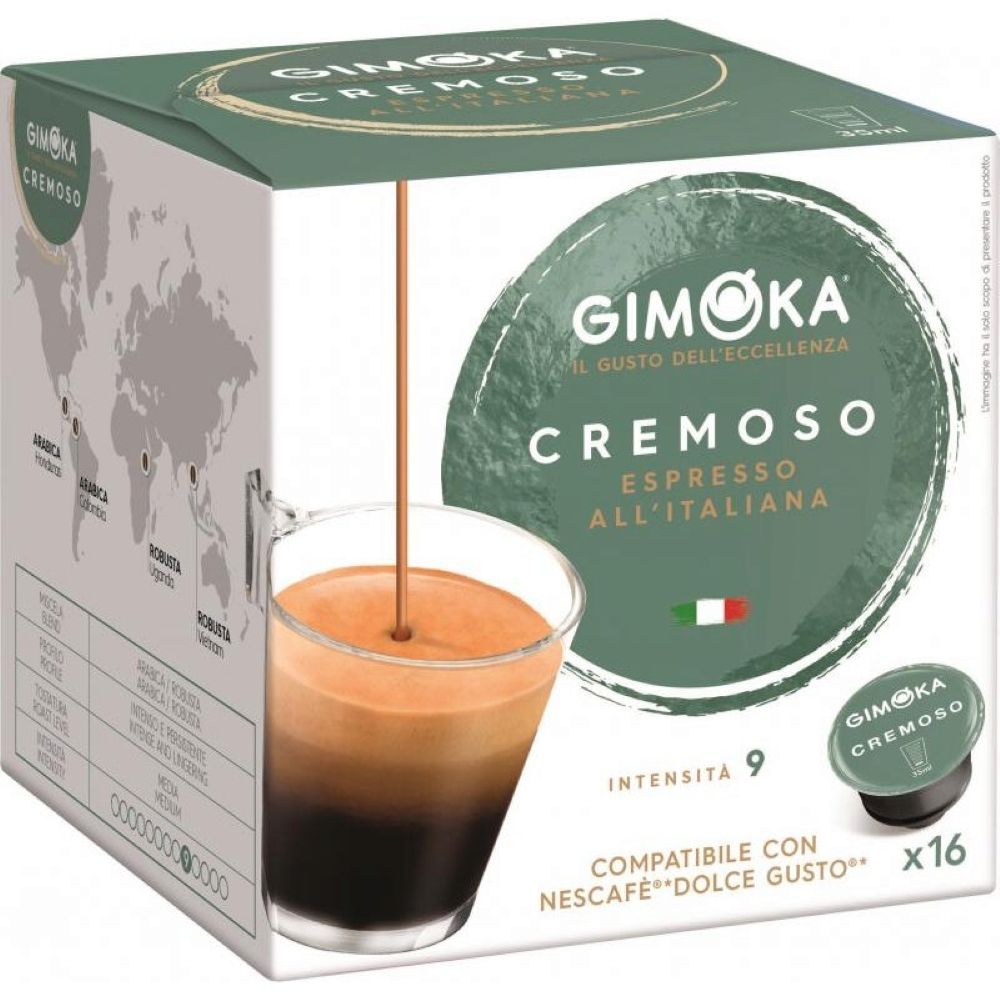 Кофе в капсулах Dolce Gusto Gimoka Espresso Cremoso 16 шт 3 шт