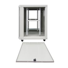 Шкаф настенный с полкой 19`` 12U ST-NCP12U600 (серый) 12U 2-х секционный, 530*600, перфор. дверь
