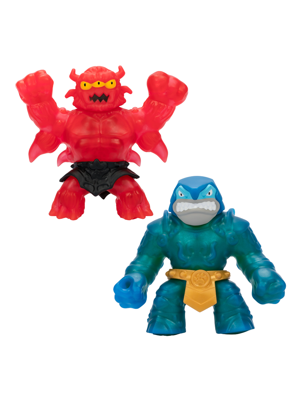 Набор тянущихся фигурок Сир Траш и Варвар Рэдбек Смэш Страйкерс GooJitZu 43499