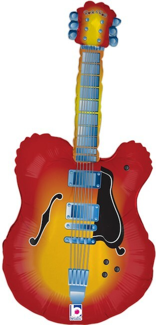 Gr (43''/109 см) Фигура, Гитара, 1 шт. в уп.