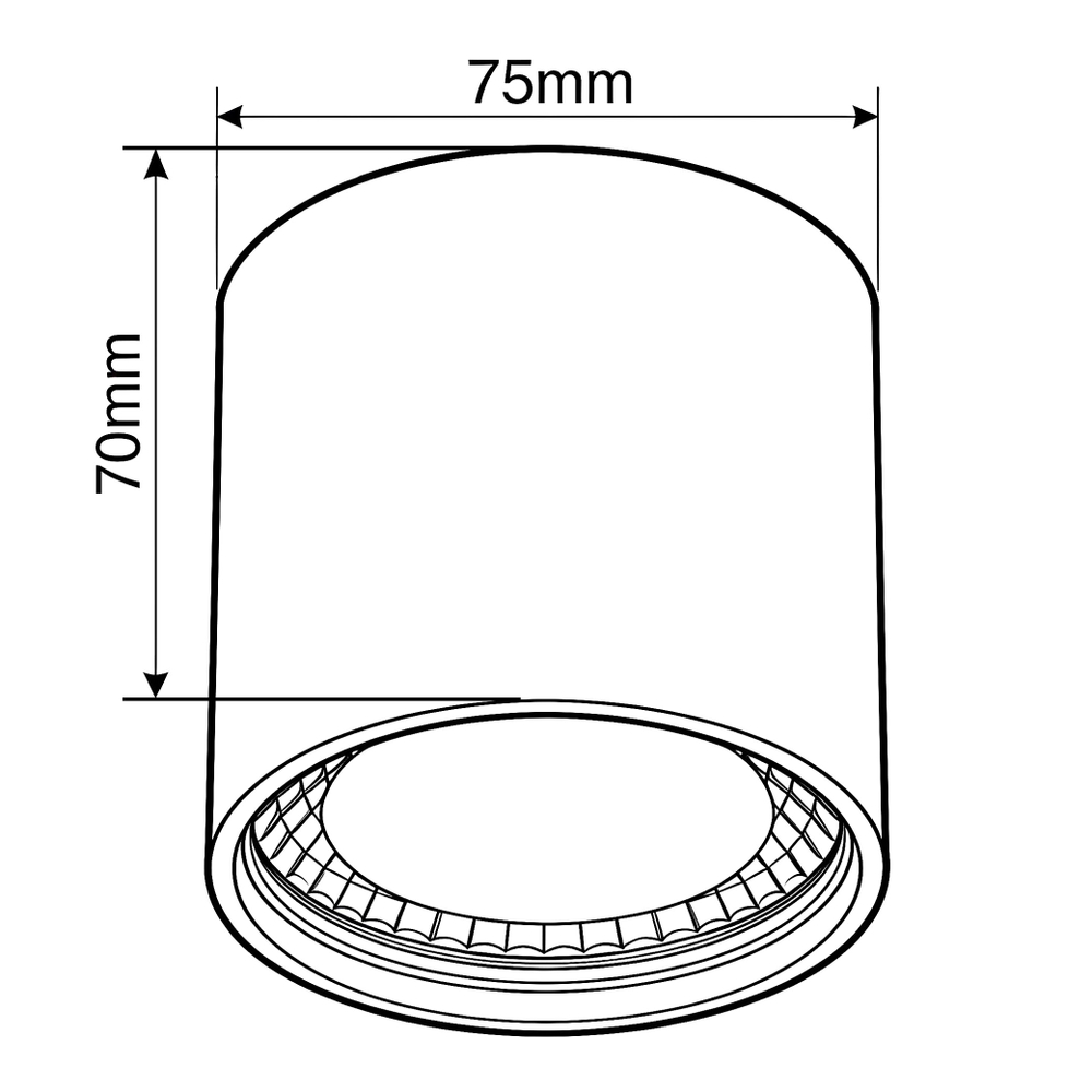 Светильник точечный накладной Wertmark Technical Altair WTA.O02.007.V0.07