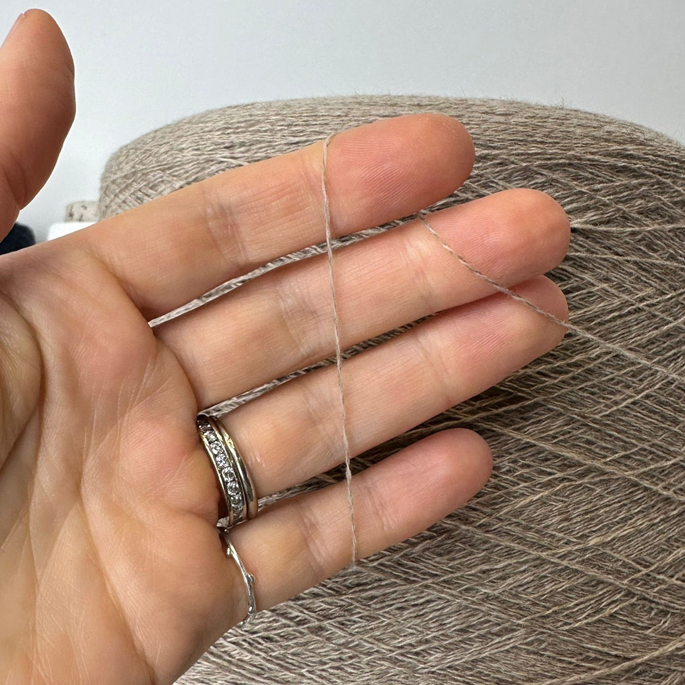 CASHMERE - Biagioli Modesto; 100% кашемир; 1400м/100гр, (2/28000); col. 513896 SESAMO, цвет: бежевый меланж