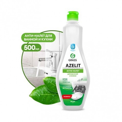Чистящий крем для кухни и ванной комнаты Azelit (флакон 500 мл)