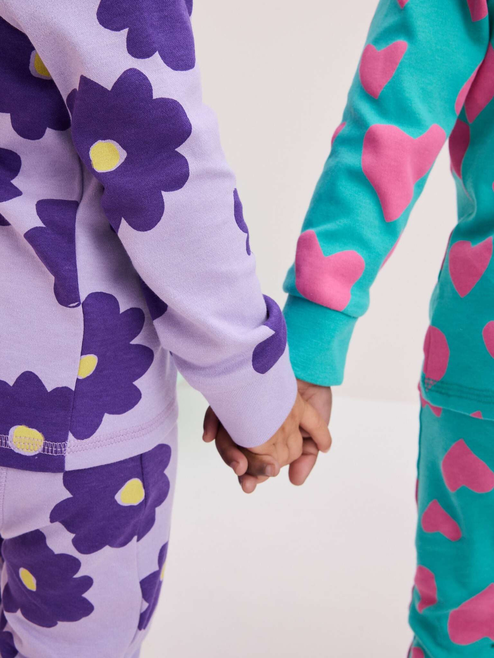 Пижама для девочки Next Q96-809, 3 шт., Фуксия, Сиреневый, Бирюзовый