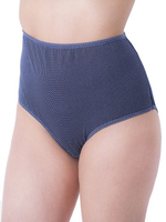 Женские трусы-макси plus size из хлопкового полотна (Размер: 60) (Цвет: кофейный)