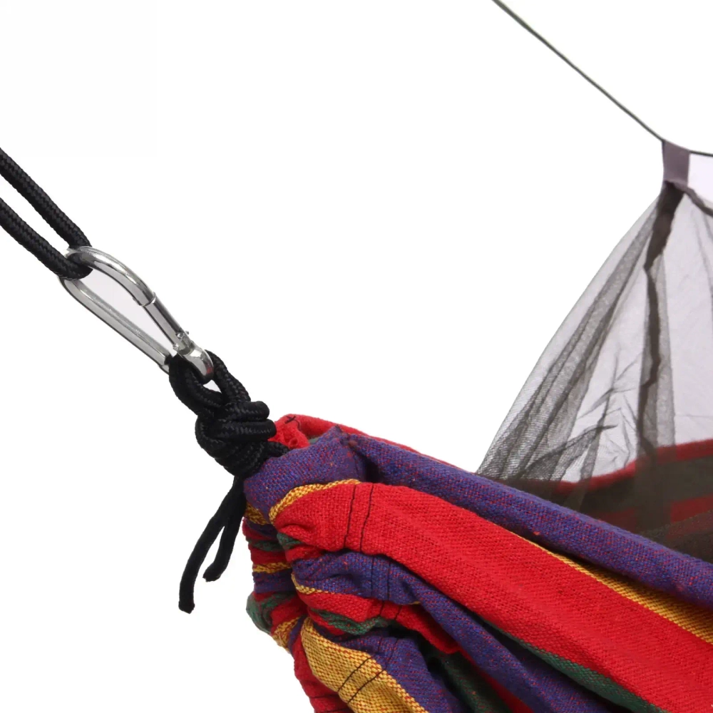 Гамак 200*150см «Шатер» двухместный, х\б, с антимоскитной сеткой, в сумке