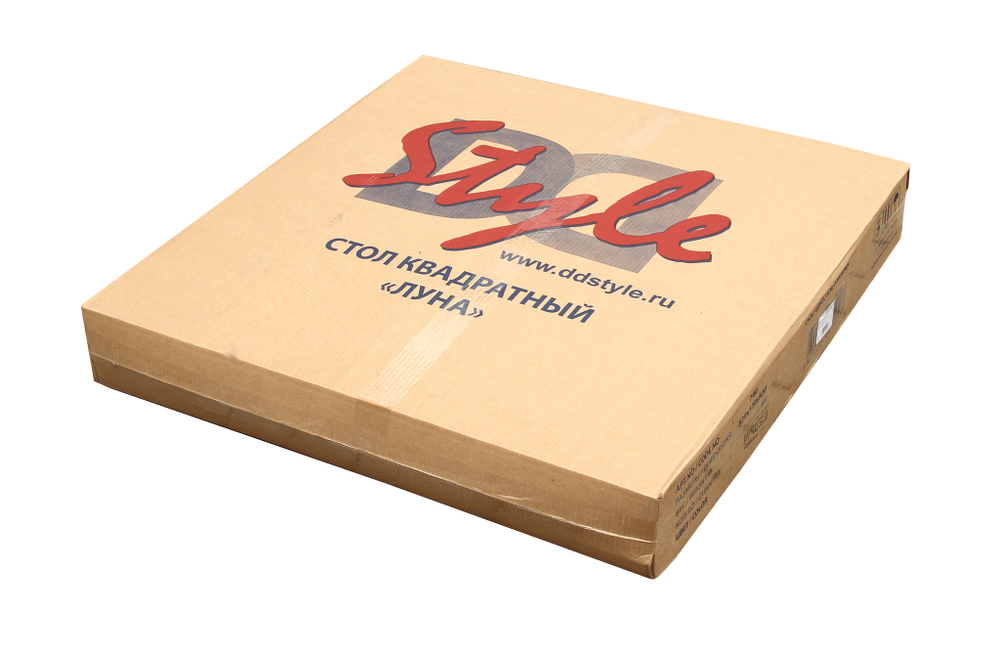 Стол пластиковый Луна арт.740б квадратный (белый)