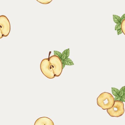 Яблоки с мятой