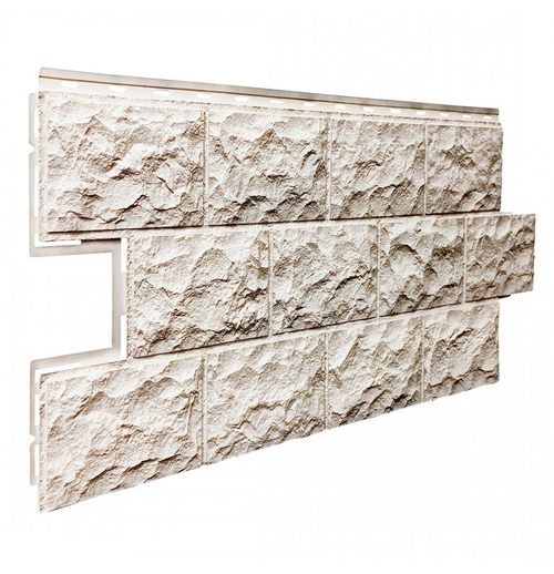 Фасадные панели (Цокольный Сайдинг) Fineber Доломит Бежевый