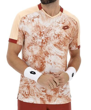 Мужская теннисная футболка Lotto Tech IV D2 - cream beige