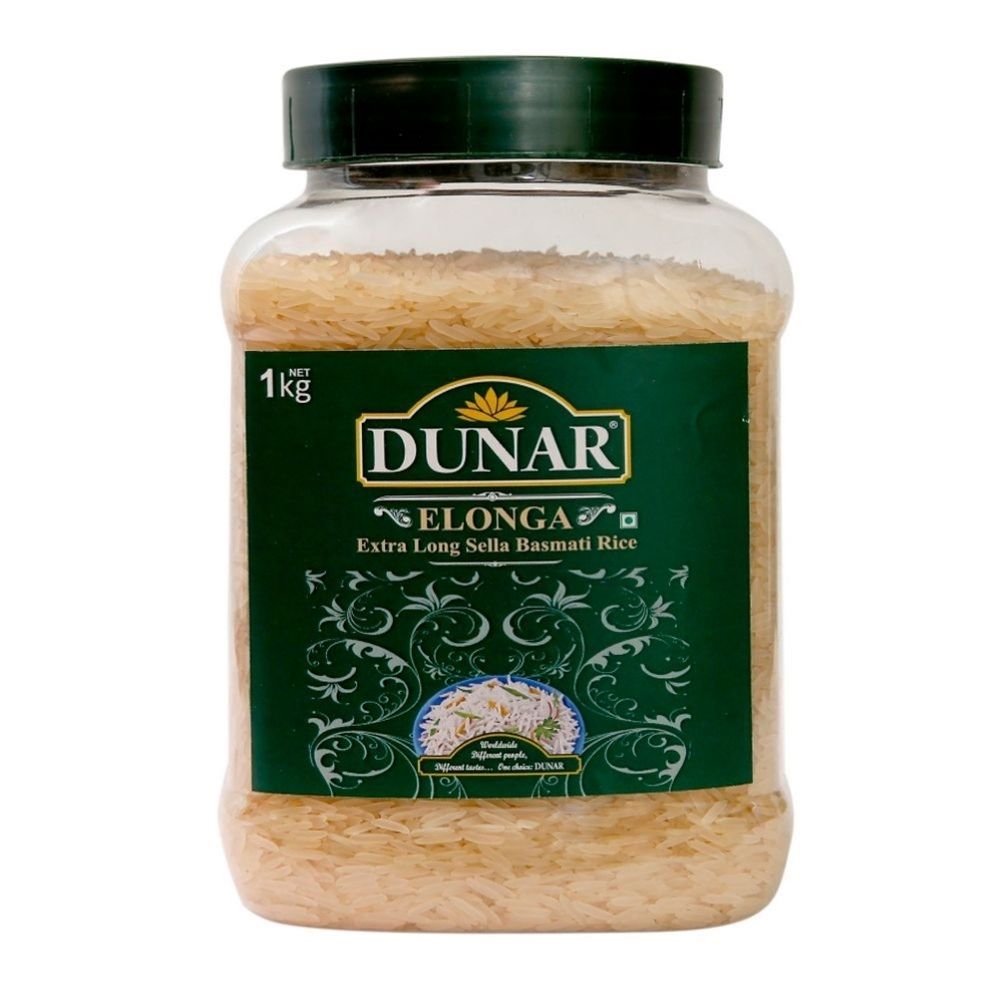 Рис Dunar Басмати Elonga Sella банка 1 кг 2 шт