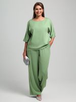 Блузка Летний драйв-2 Виотекс ЗЕЛЁНЫЙ