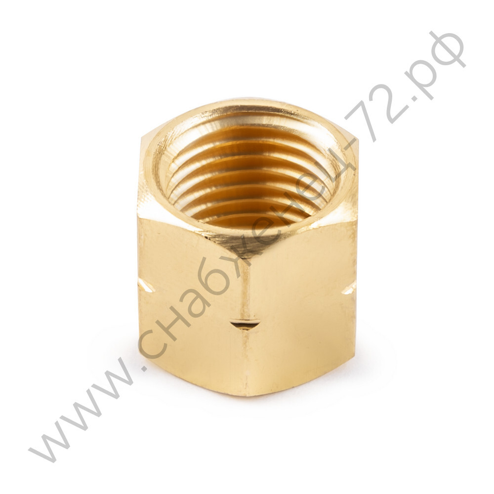 Гайка накидная М12х1,25LH (универсальная, латунь)