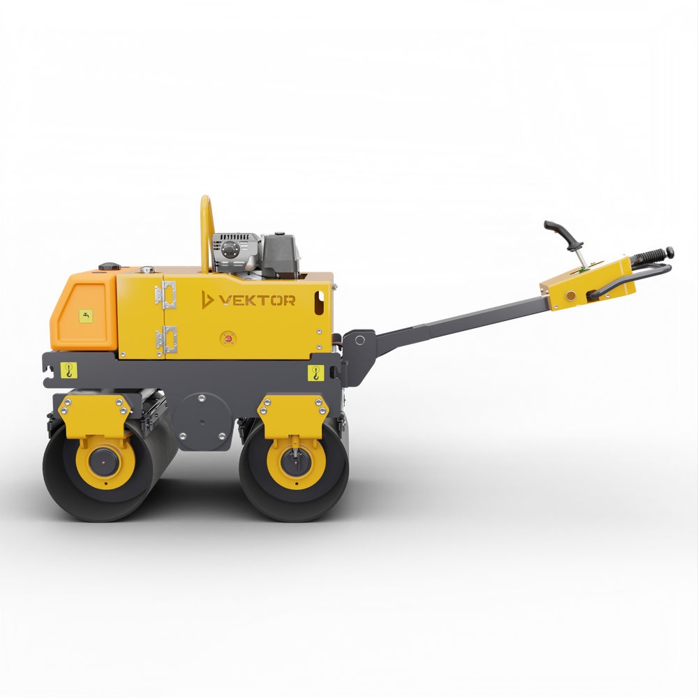 Виброкаток ручной двухвальцовый Vektor VRDR-800D