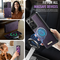 Чехол-кошелек CaseMe 2 in 1 MagSafe Samsung Galaxy S21 Ultra