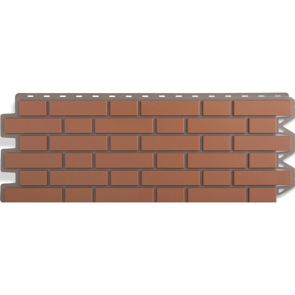 Панель фасадная Альта Профиль Кирпич клинкерный красный 1220х440 мм