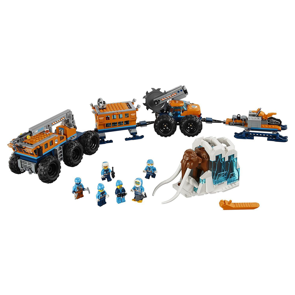 LEGO City: Арктическая экспедиция: Передвижная арктическая база 60195 — Arctic Mobile Exploration Base — Лего Сити Город