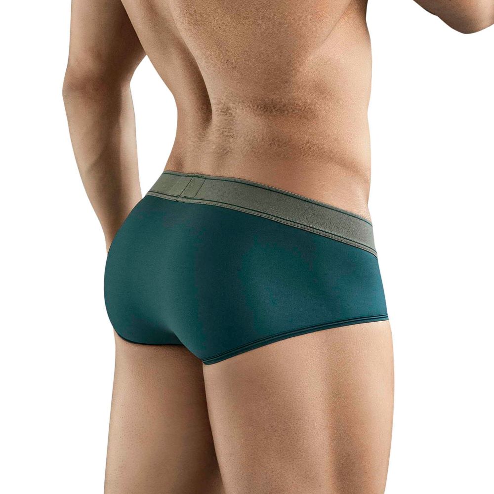 Мужские трусы брифы зеленые Clever NATURA PIPING BRIEF 177910