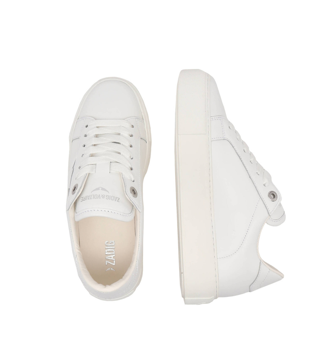 Кожаные кроссовки la flash Zadig&Voltaire - белый(SWSN00426)