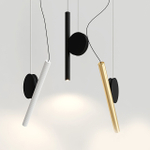 Pendant design lamp  Doi Meneghello by Luceplan (Gold)