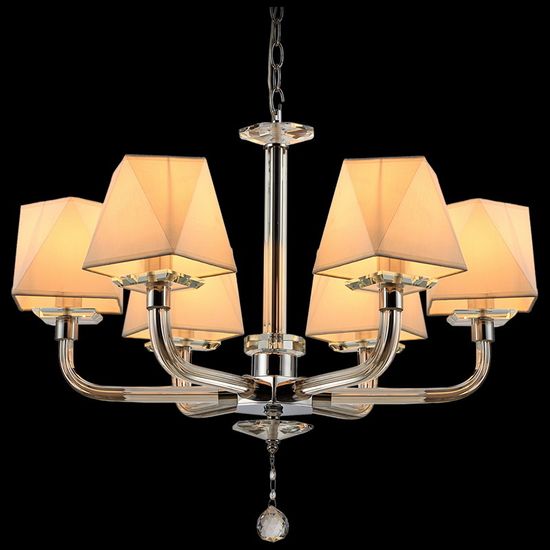 Люстра потолочная ILLUMICO E14  IL6189-6P-27 CR