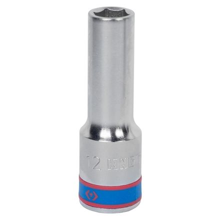 Цена на KING TONY (423512M) Головка торцевая глубокая шестигранная 1/2", 12 мм