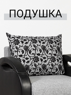 Кресло-кровать раскладное с ящиком, Юпитер Аслан Серый, 90х96х76