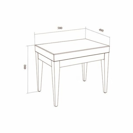 МОДЕНА Банкетка 40*48