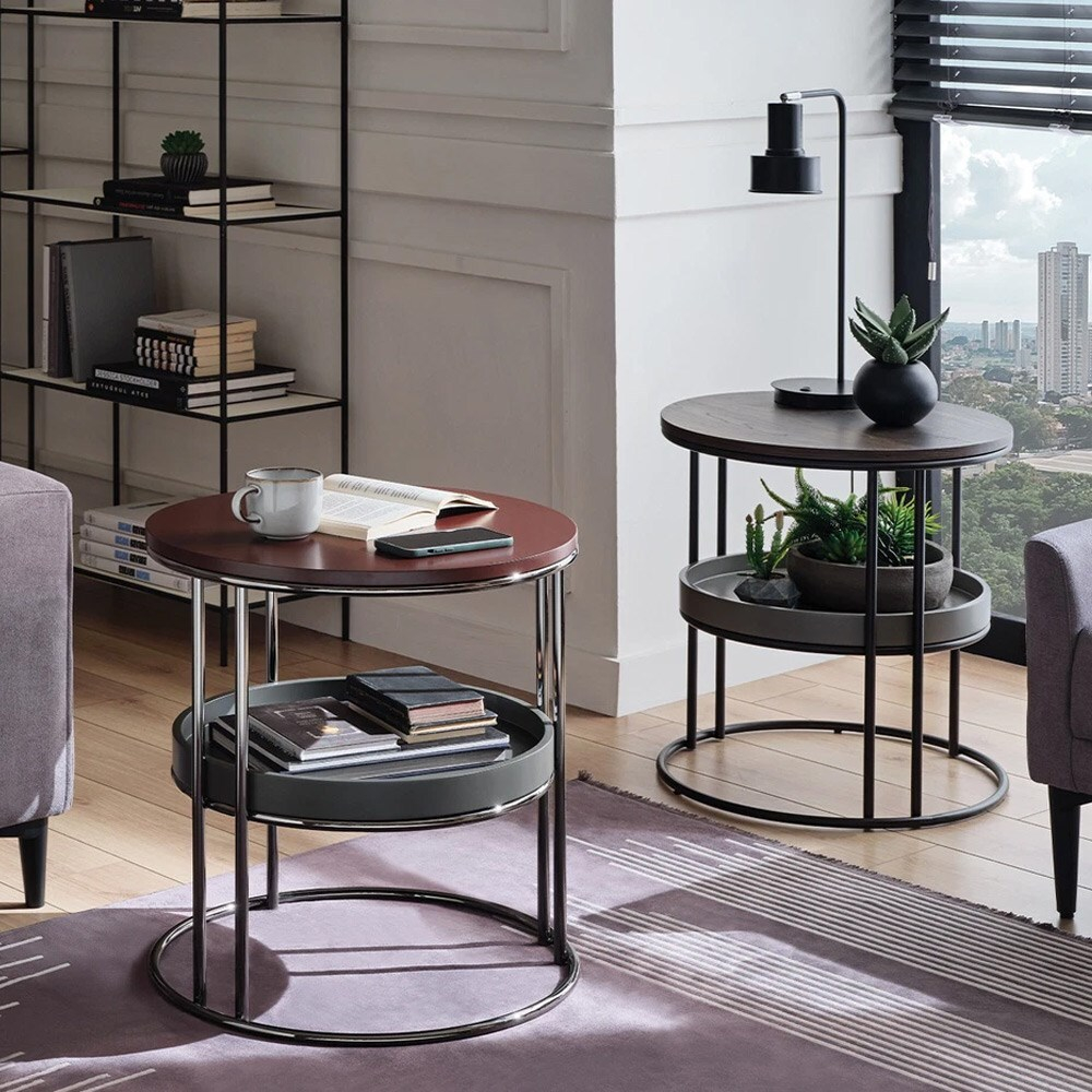 Стол журнальный круглый ENZA HOME PERA EH69464