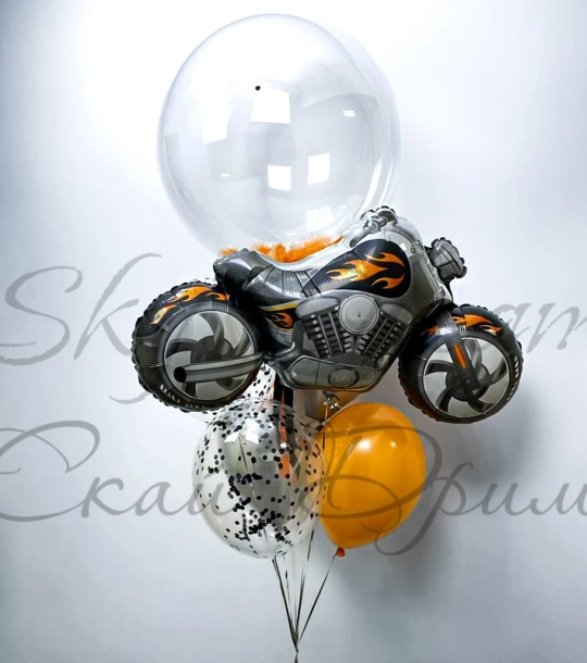 Фонтан из шаров с Баблсом Байкеру