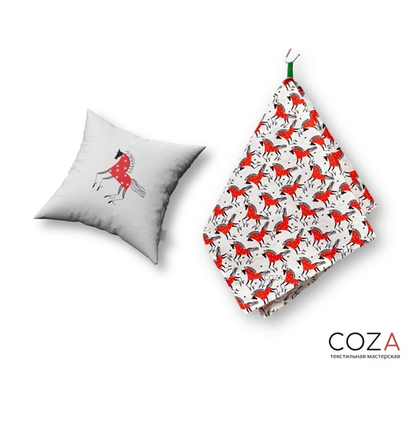 Принт COZA новогодний "Мезень"