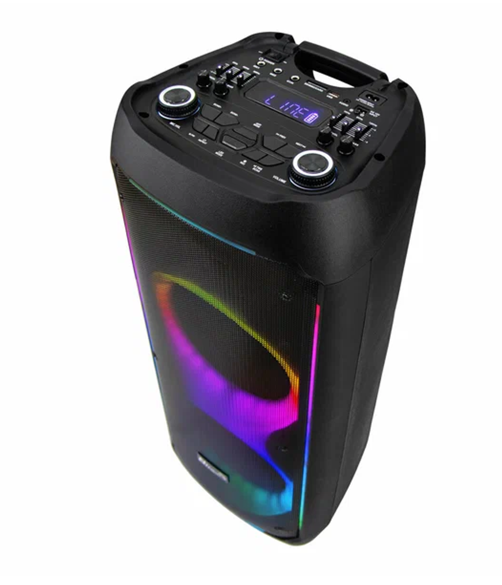 Колонка 10" (30-37 CRAZY BOX 1200) динамик 2шт/10" черная ElTRONIC с TWS