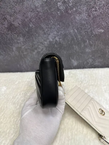Мини-сумка Gucci GG Marmont черный