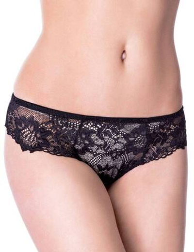 Изящные женские трусики-слипы (Размер: 3 размер) (Цвет: черный)