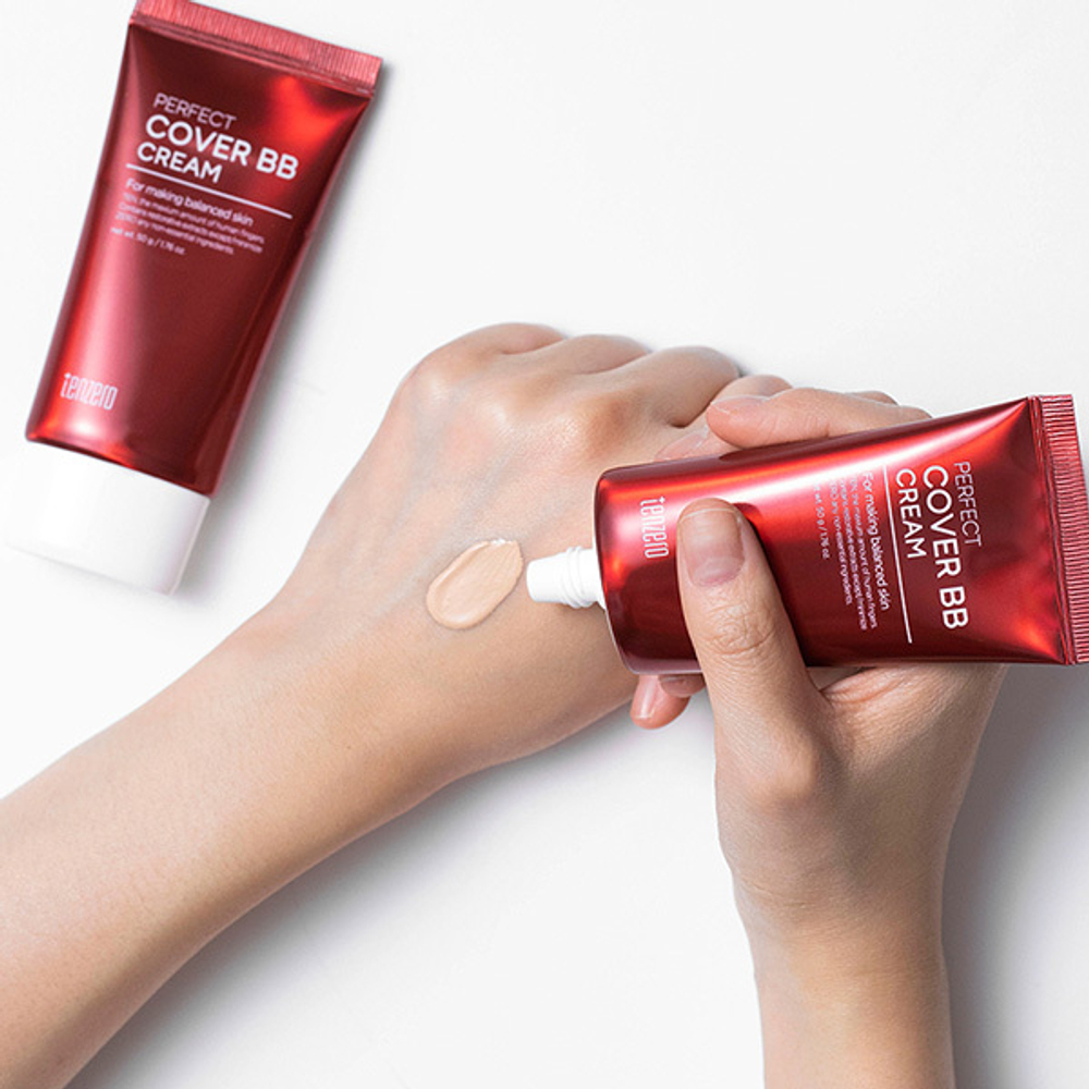 BB крем светло-бежевый Tenzero Perfect Cover BB Cream 50г