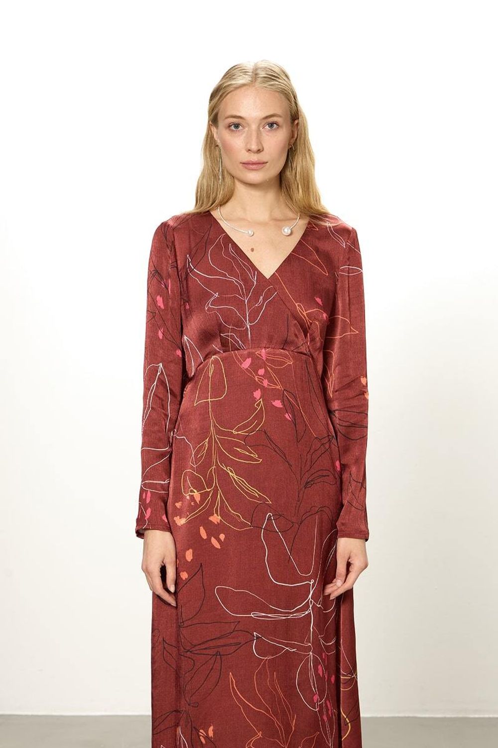 Платье Верона бордо (размеры 42,46)