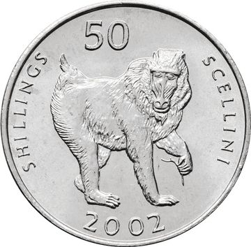 50 шиллингов 2002 Сомали