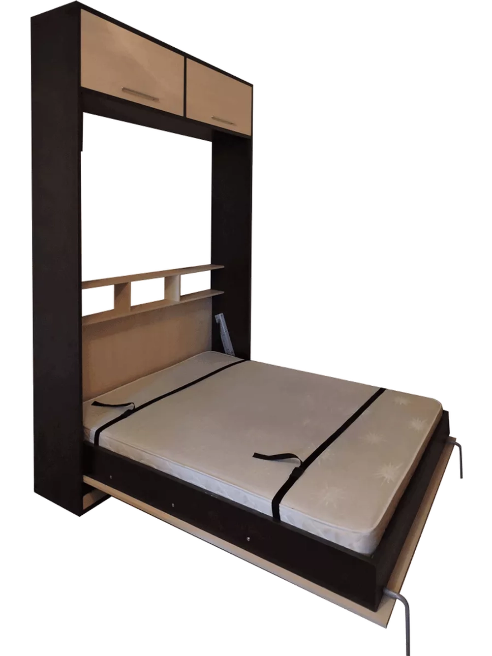 Механизм шкаф-кровать с опорными ногами и 2 газлифтами 1200N