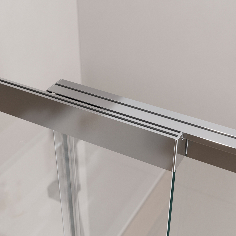 Душевая шторка на ванну CEZARES SLIDER-FIX-VF-11-90/150-C-Cr с фиксированным креплением одной створки