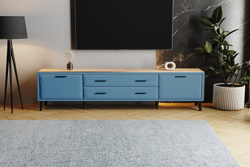 Тумба ТВ Пай 2,0, Светло-голубой