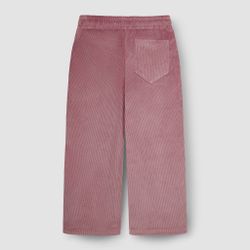 Брюки широкие из вельвета ПУДРА