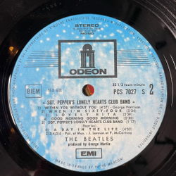 Винтажная виниловая пластинка LP The Beatles Sgt. Pepper's Lonely Hearts Club Band (France 1971)