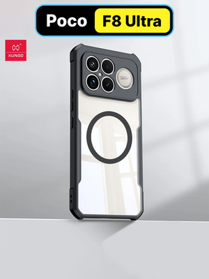 Чехол для Poco F8 Ultra c Магсейф противоударный с усиленными углами XUNDD