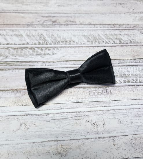 Галстук бабочка классика, лайм глянец