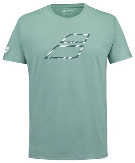 Теннисная футболка Babolat Exercise Big Flag Tee Men - trellis